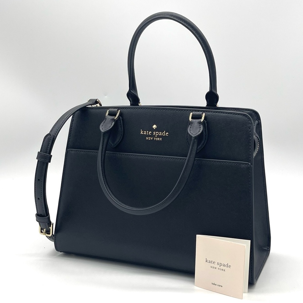 Kate Spade Madison Medium Satchel Crossbody Bag Back - Picture 3 of 10